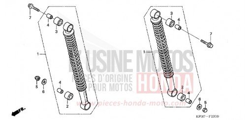 REAR CUSHION ANF1257 de 2007